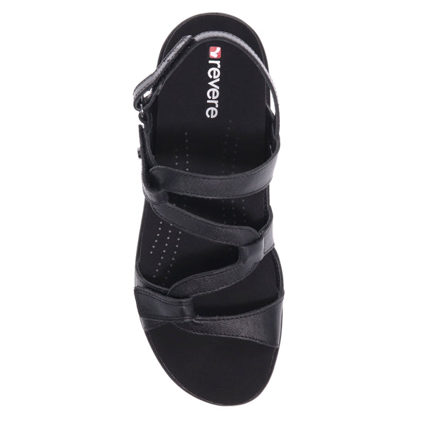 Revere Miami Adjustable Sandal Black