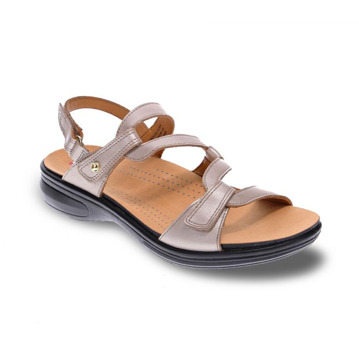 Revere Miami Adjustable Sandal Champagne